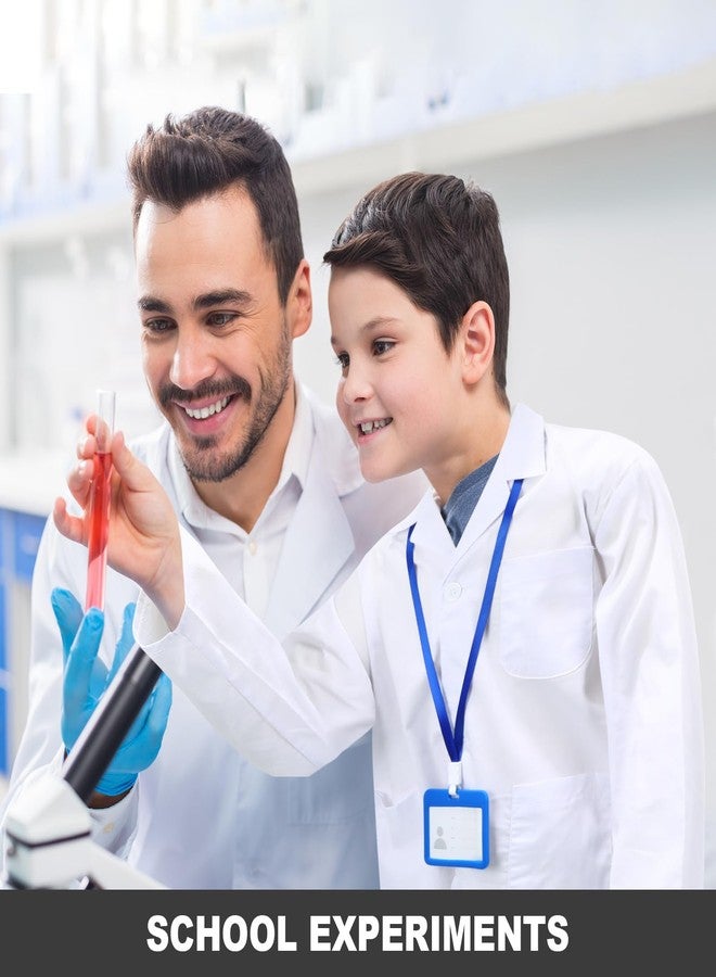 Liitrsh 18 Set Lab Coats for Kids White Scientists Costume with ID Card for Children Doctor Role Play Career Day Christmas (Medium) - Image 4